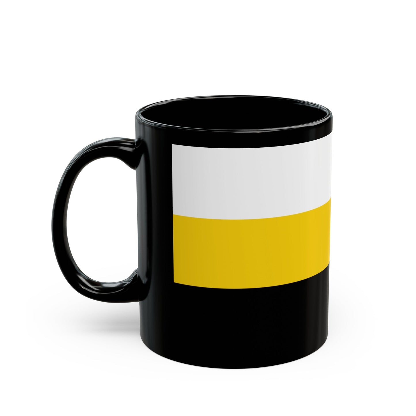 Flag of Perak Malaysia - Black Coffee Mug-The Sticker Space