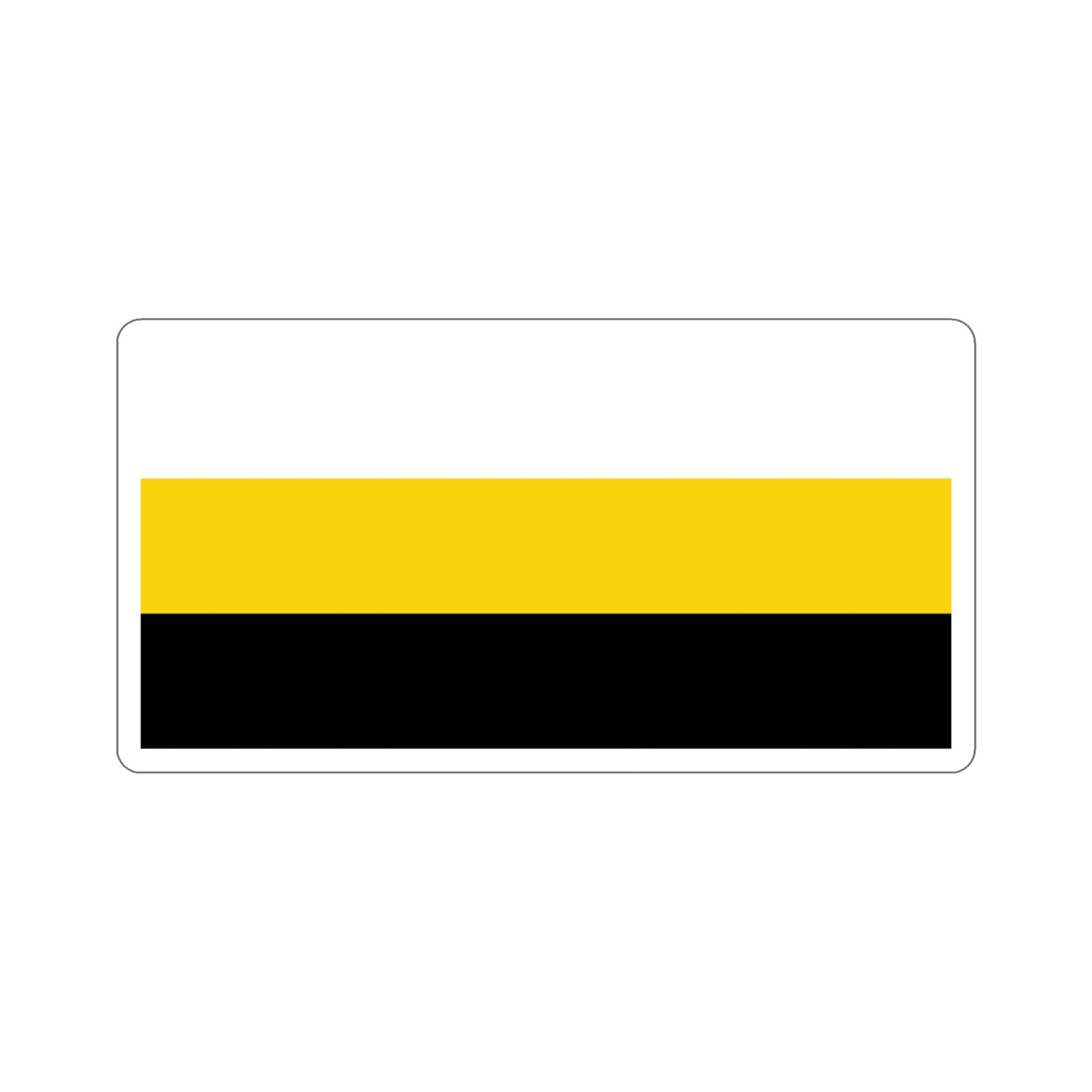 Flag of Perak Malaysia STICKER Vinyl Die-Cut Decal-4 Inch-The Sticker Space