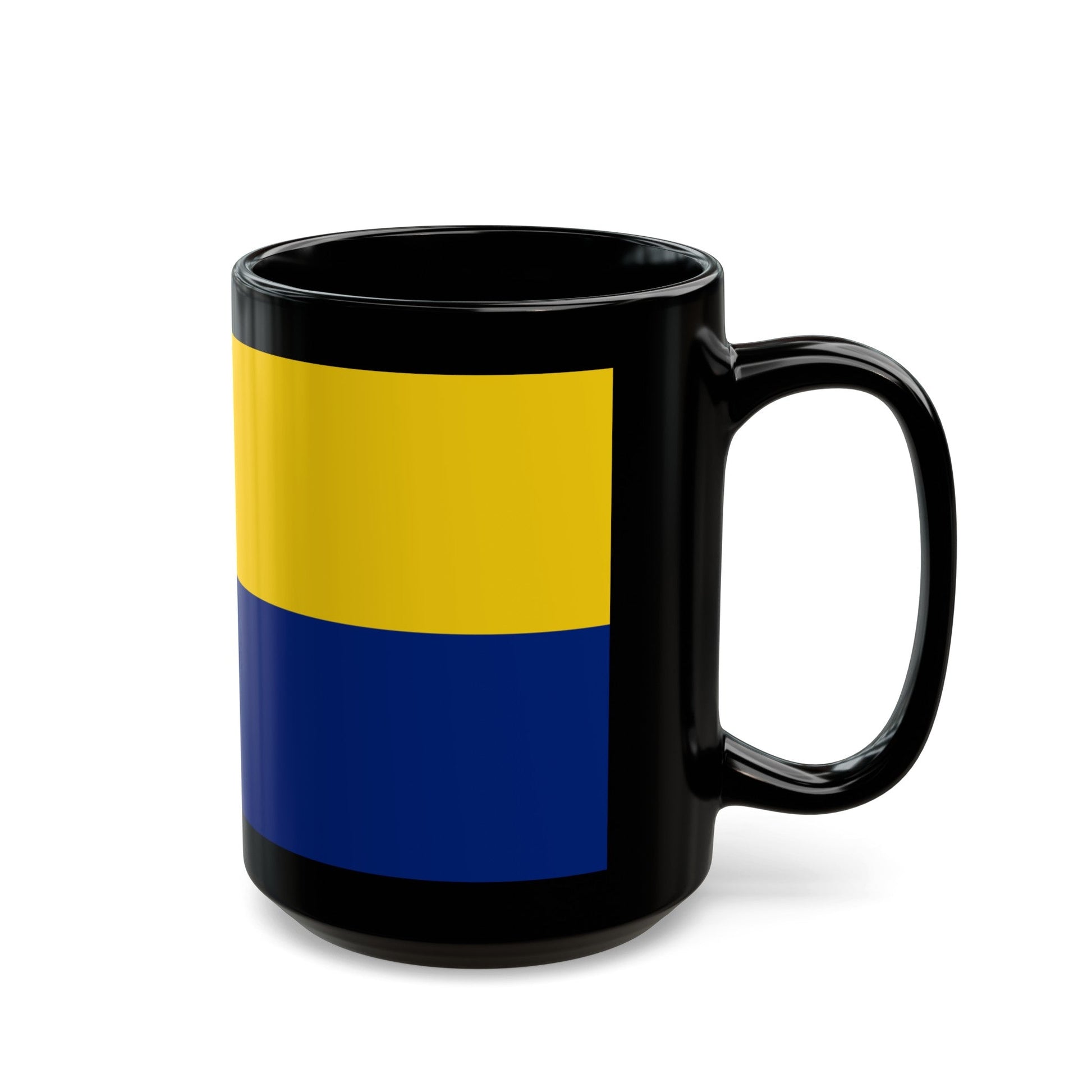 Flag of Perlis Malaysia - Black Coffee Mug-The Sticker Space