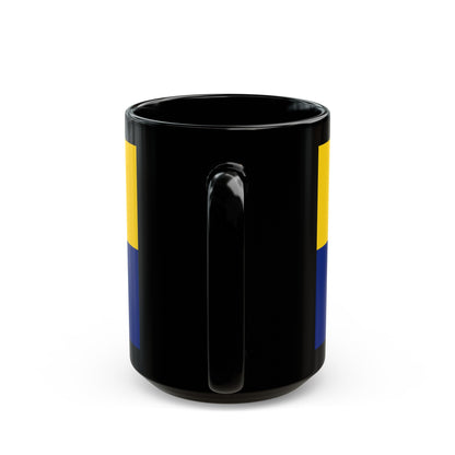 Flag of Perlis Malaysia - Black Coffee Mug-The Sticker Space