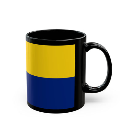 Flag of Perlis Malaysia - Black Coffee Mug-The Sticker Space