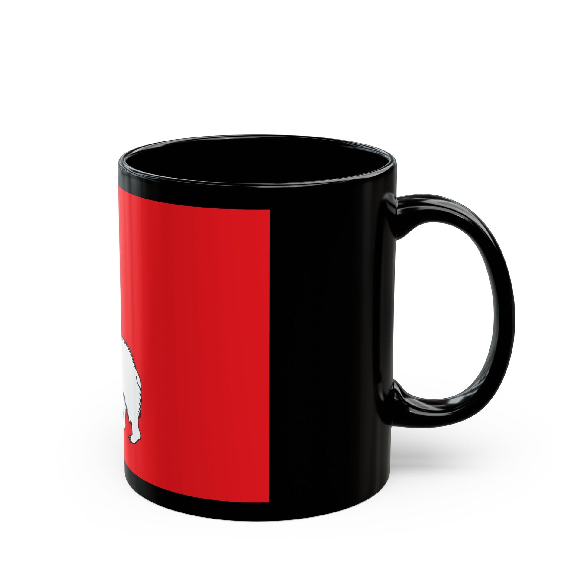 Flag of Perm Russia - Black Coffee Mug-The Sticker Space