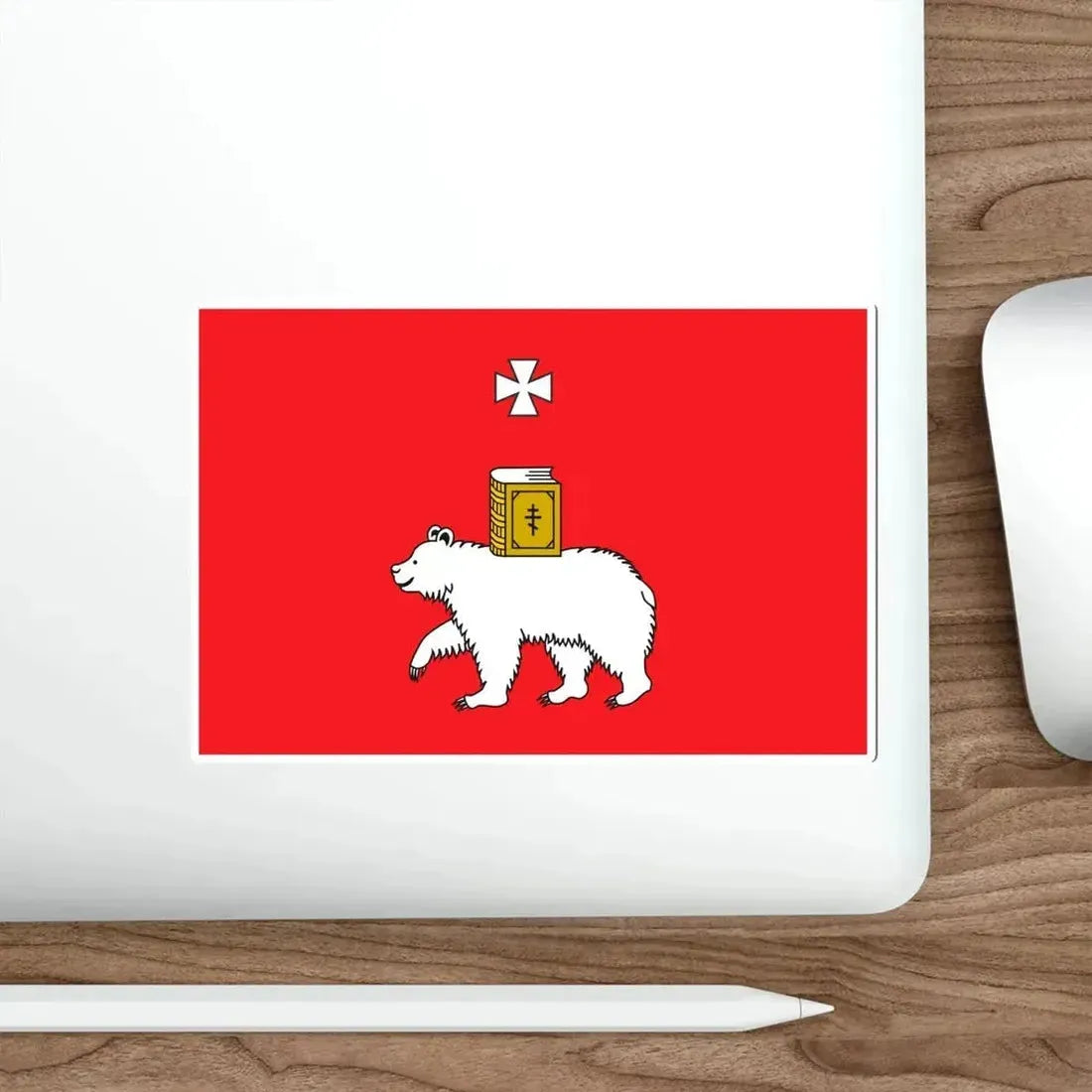 Flag of Perm Russia STICKER Vinyl Die-Cut Decal - The Sticker Space