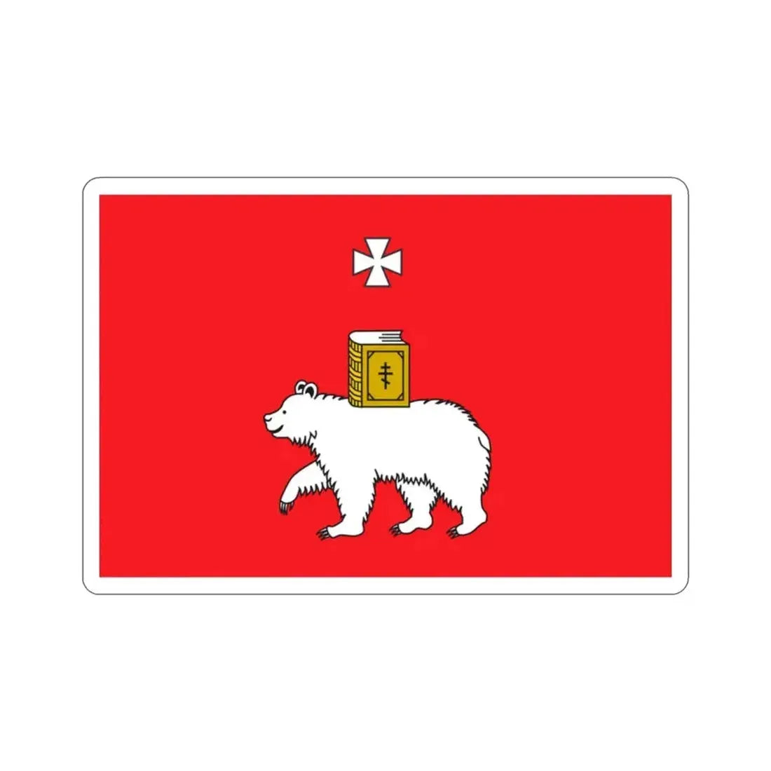Flag of Perm Russia STICKER Vinyl Die-Cut Decal - The Sticker Space