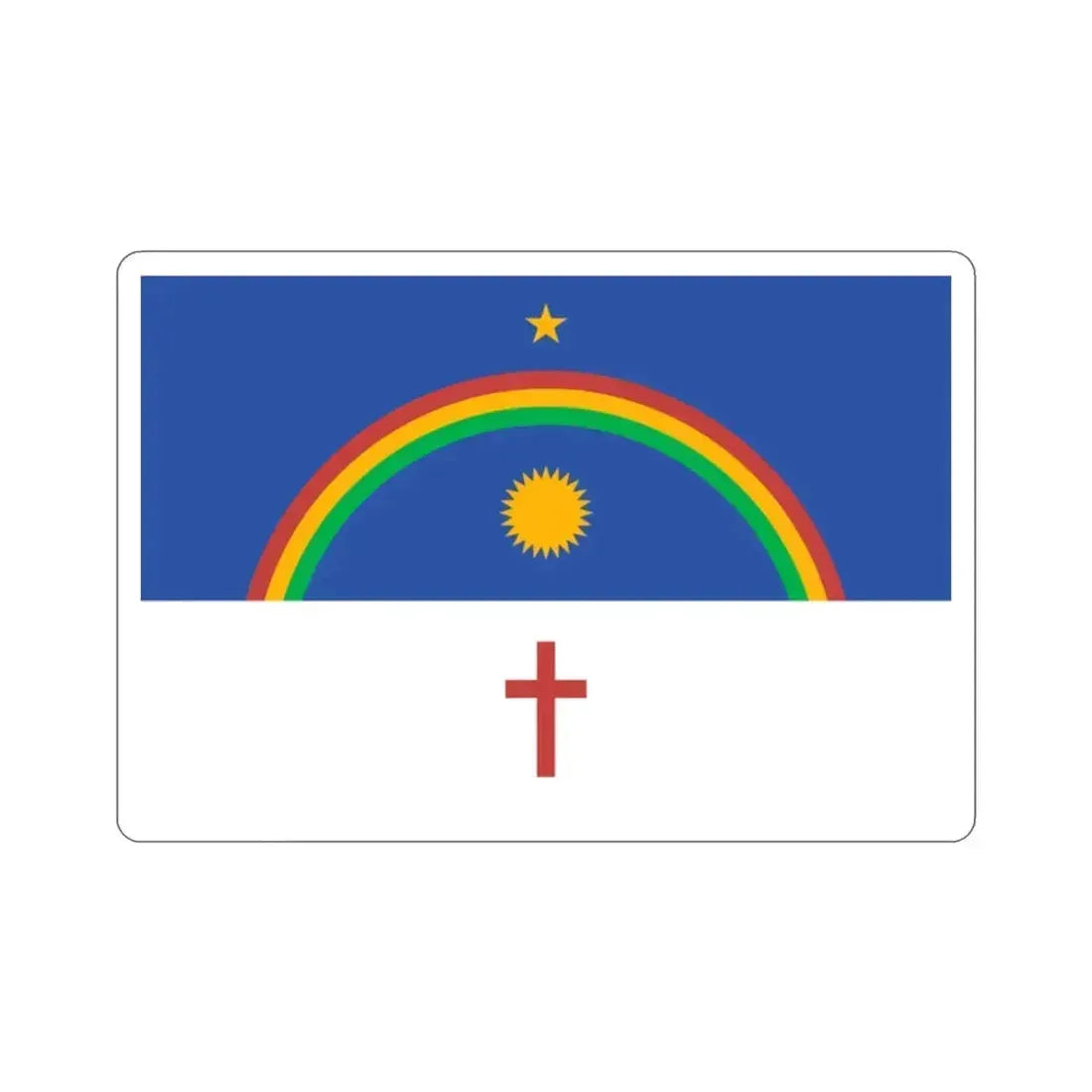 Flag of Pernambuco Brazil STICKER Vinyl Die-Cut Decal 2 Inch - The Sticker Space