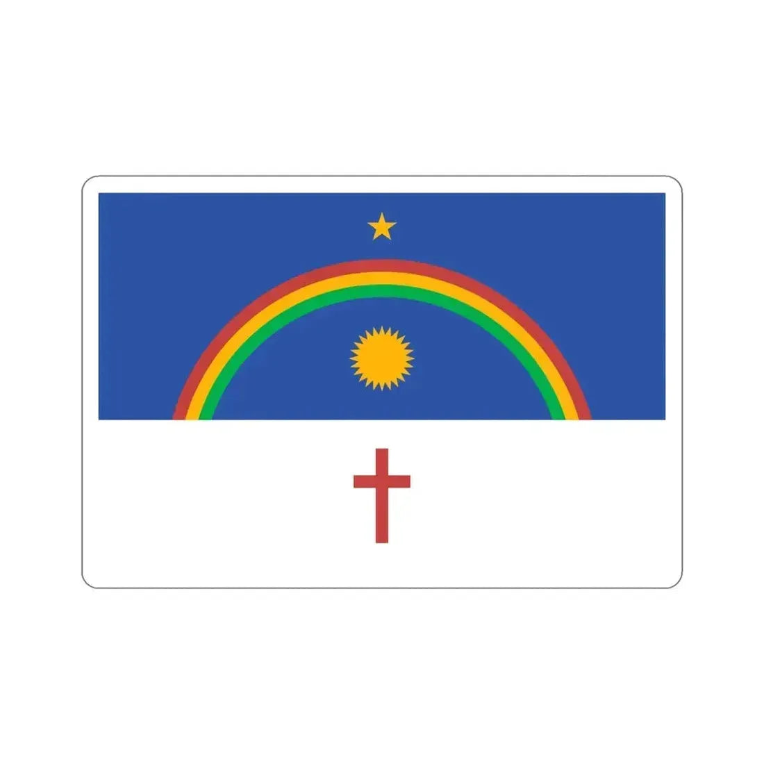 Flag of Pernambuco Brazil STICKER Vinyl Die-Cut Decal 5 Inch - The Sticker Space