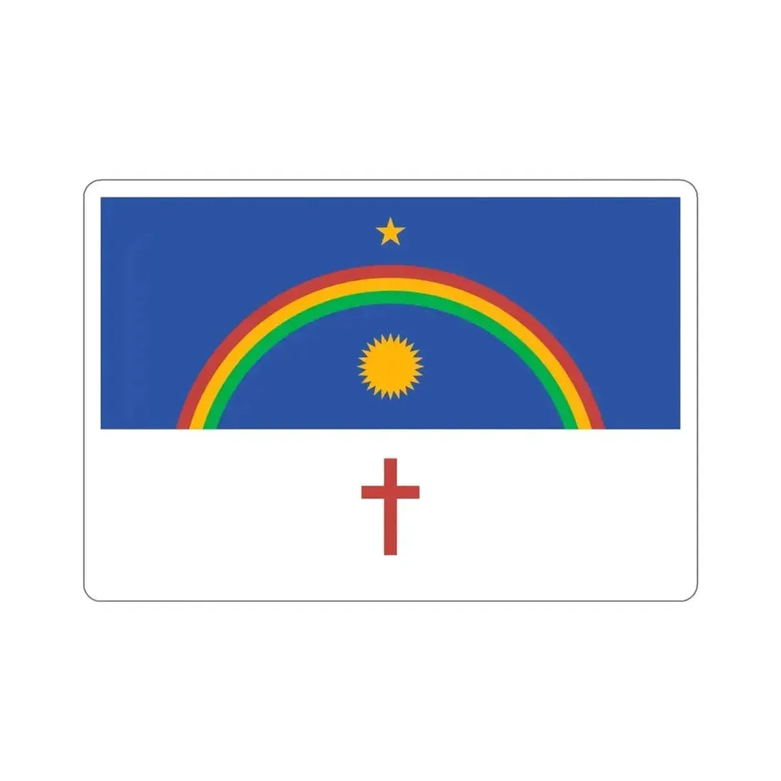 Flag of Pernambuco Brazil STICKER Vinyl Die-Cut Decal - The Sticker Space