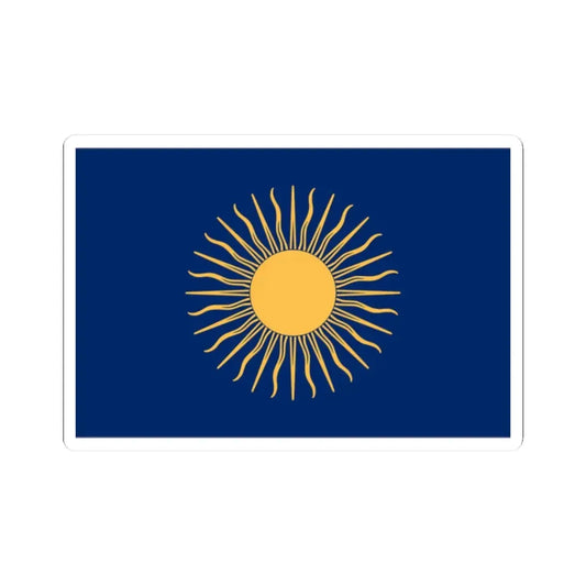 Flag of Peru 1820 unofficial (Peru) STICKER Vinyl Kiss-Cut Decal 2 Inch White - The Sticker Space