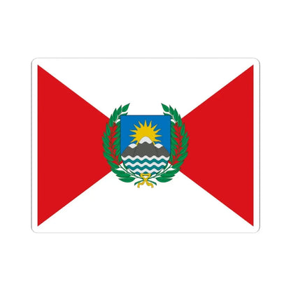 Flag of Peru 1821-1822 (Peru) STICKER Vinyl Kiss-Cut Decal 3 Inch White - The Sticker Space