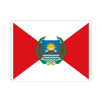 Flag of Peru 1821-1822 (Peru) STICKER Vinyl Kiss-Cut Decal 6 Inch White - The Sticker Space