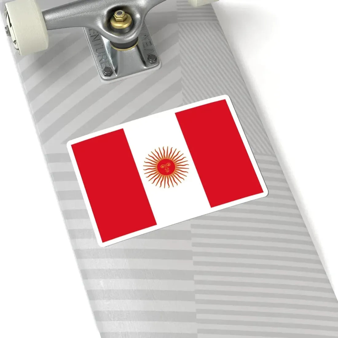 Flag of Peru 1822-1825 (Peru) STICKER Vinyl Kiss-Cut Decal - The Sticker Space