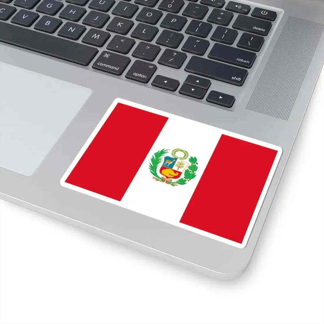 Flag of Peru 1825-1884 (Peru) STICKER Vinyl Kiss-Cut Decal - The Sticker Space