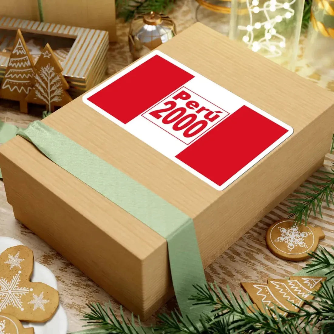 Flag of Peru 2000 (Peru) STICKER Vinyl Kiss-Cut Decal - The Sticker Space