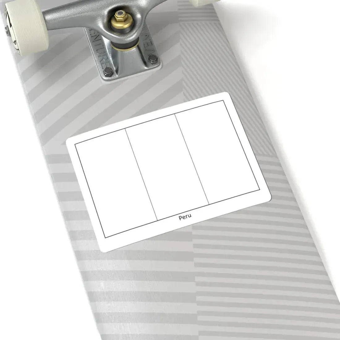 Flag of Peru colouring page (Peru) STICKER Vinyl Kiss-Cut Decal - The Sticker Space