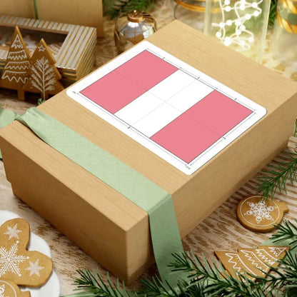 Flag of Peru construction sheet (Peru) STICKER Vinyl Kiss-Cut Decal - The Sticker Space