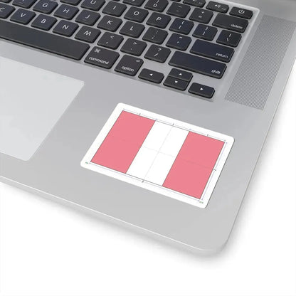 Flag of Peru construction sheet (Peru) STICKER Vinyl Kiss-Cut Decal - The Sticker Space
