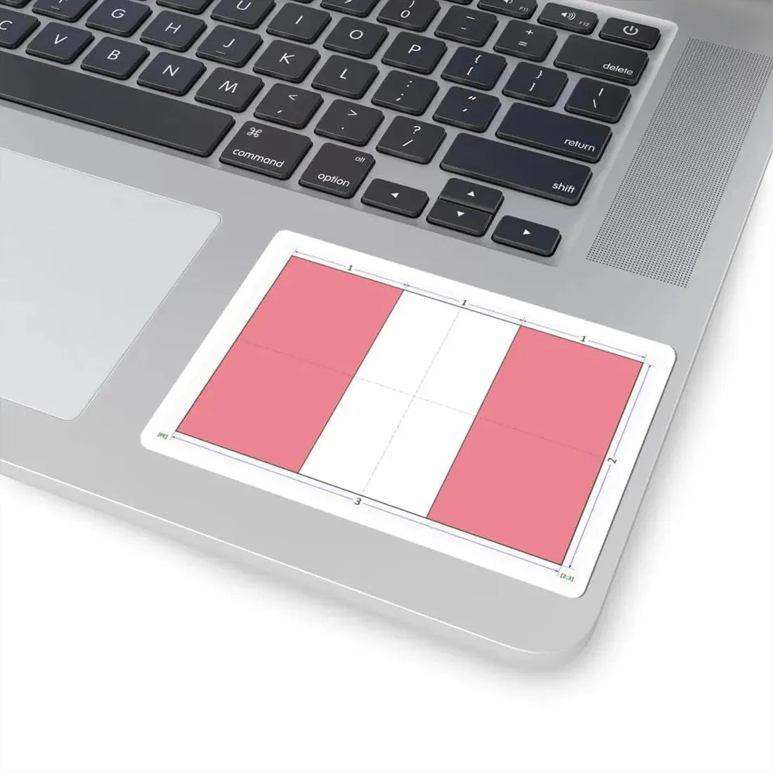 Flag of Peru construction sheet (Peru) STICKER Vinyl Kiss-Cut Decal - The Sticker Space