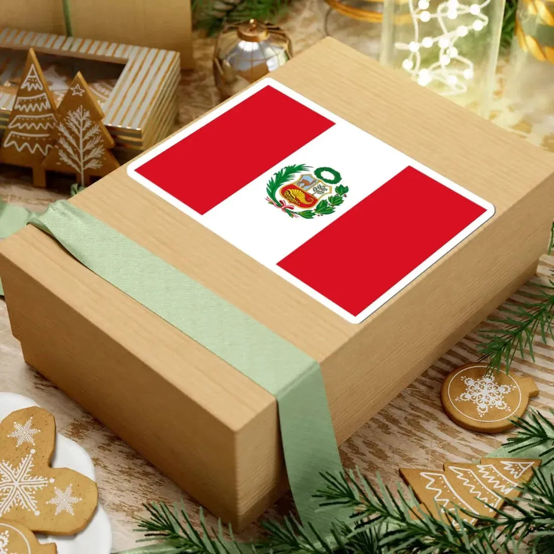 Flag of Peru State alternative version (Peru) STICKER Vinyl Kiss-Cut Decal - The Sticker Space