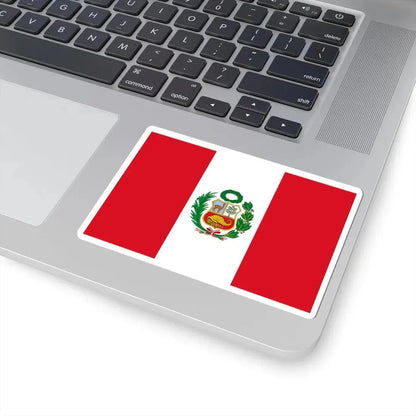Flag of Peru State alternative version (Peru) STICKER Vinyl Kiss-Cut Decal - The Sticker Space