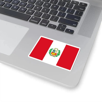 Flag of Peru state (Peru) STICKER Vinyl Kiss-Cut Decal - The Sticker Space