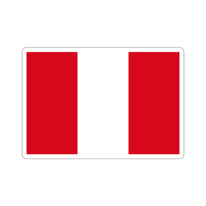 Flag of Peru STICKER Vinyl Die-Cut Decal-2 Inch-The Sticker Space