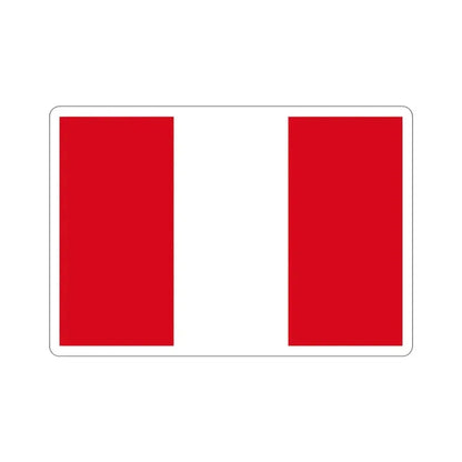 Flag of Peru STICKER Vinyl Die-Cut Decal 2 Inch - The Sticker Space