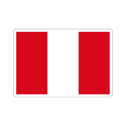 Flag of Peru STICKER Vinyl Die-Cut Decal-3 Inch-The Sticker Space