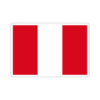 Flag of Peru STICKER Vinyl Die-Cut Decal-6 Inch-The Sticker Space