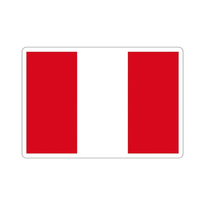 Flag of Peru STICKER Vinyl Die-Cut Decal - The Sticker Space