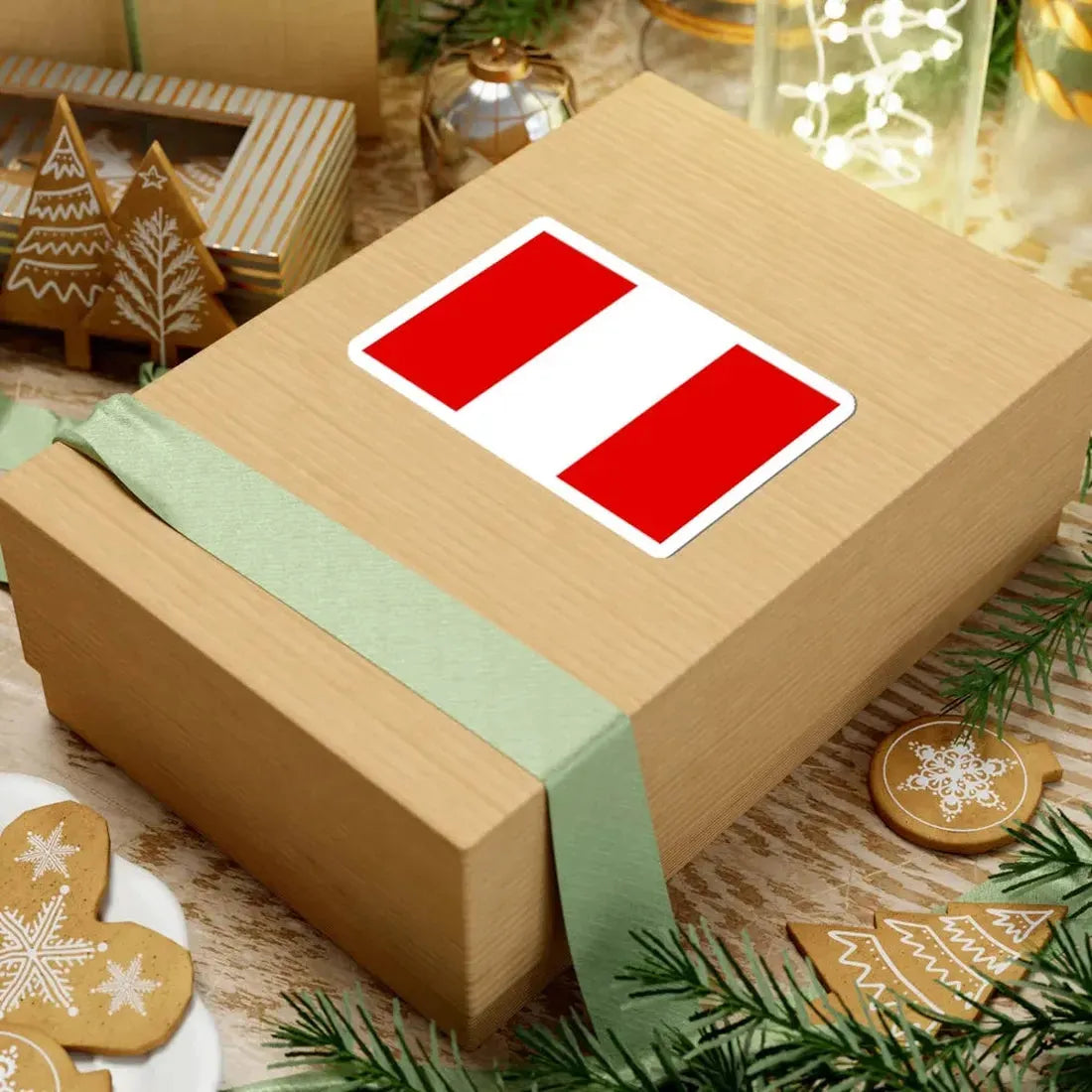 Flag of Peru variant (Peru) STICKER Vinyl Kiss-Cut Decal - The Sticker Space