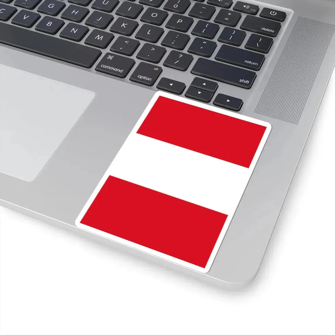 Flag of Peru vertical (Peru) STICKER Vinyl Kiss-Cut Decal - The Sticker Space