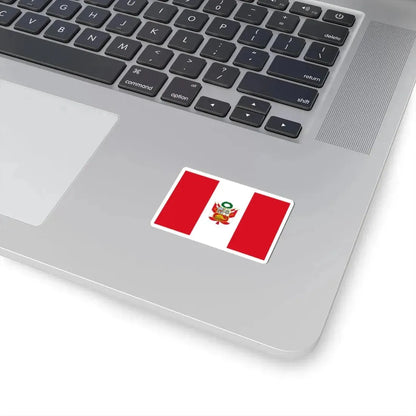 Flag of Peru War alternative version (Peru) STICKER Vinyl Kiss-Cut Decal - The Sticker Space
