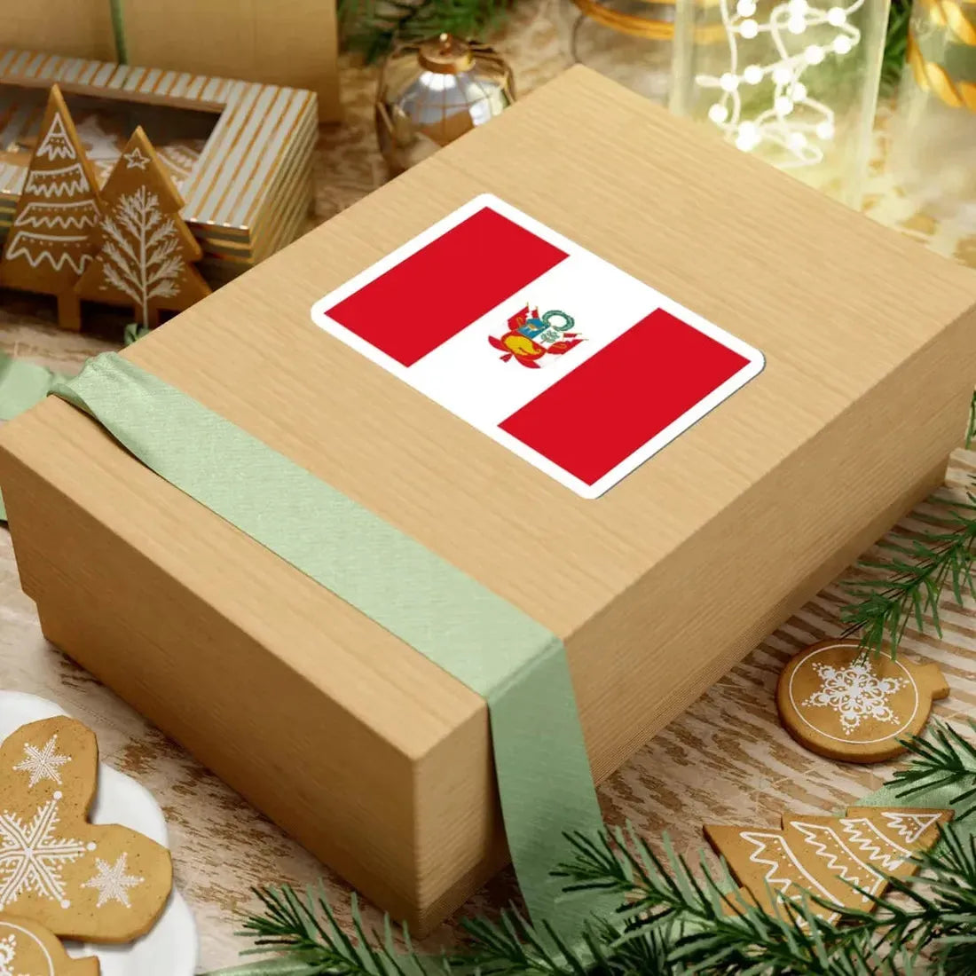 Flag of Peru war (Peru) STICKER Vinyl Kiss-Cut Decal - The Sticker Space