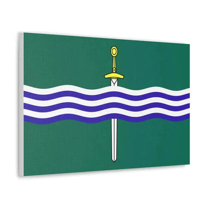 Flag of Peterborough Ontario Canada - Canvas Wall Art - The Sticker Space