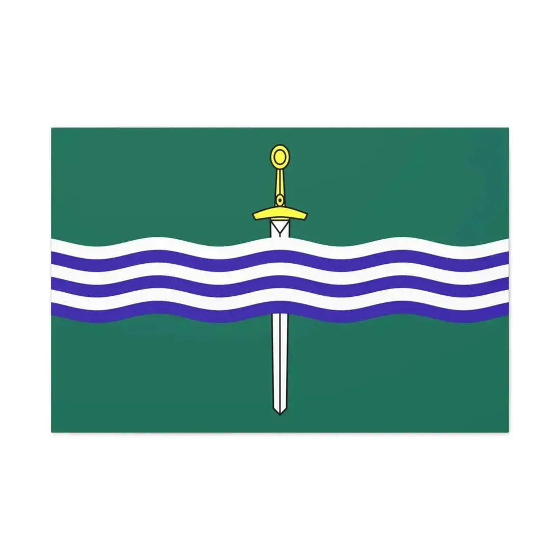 Flag of Peterborough Ontario Canada - Canvas Wall Art - The Sticker Space