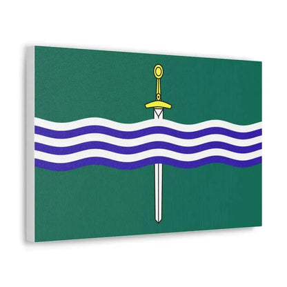 Flag of Peterborough Ontario Canada - Canvas Wall Art - The Sticker Space