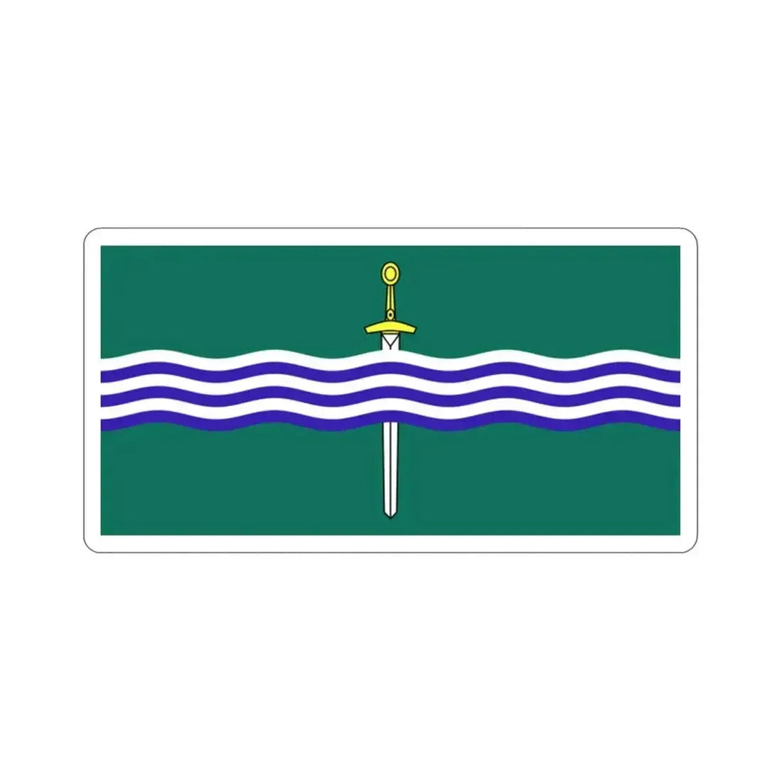 Flag of Peterborough Ontario Canada STICKER Vinyl Die-Cut Decal 2 Inch - The Sticker Space