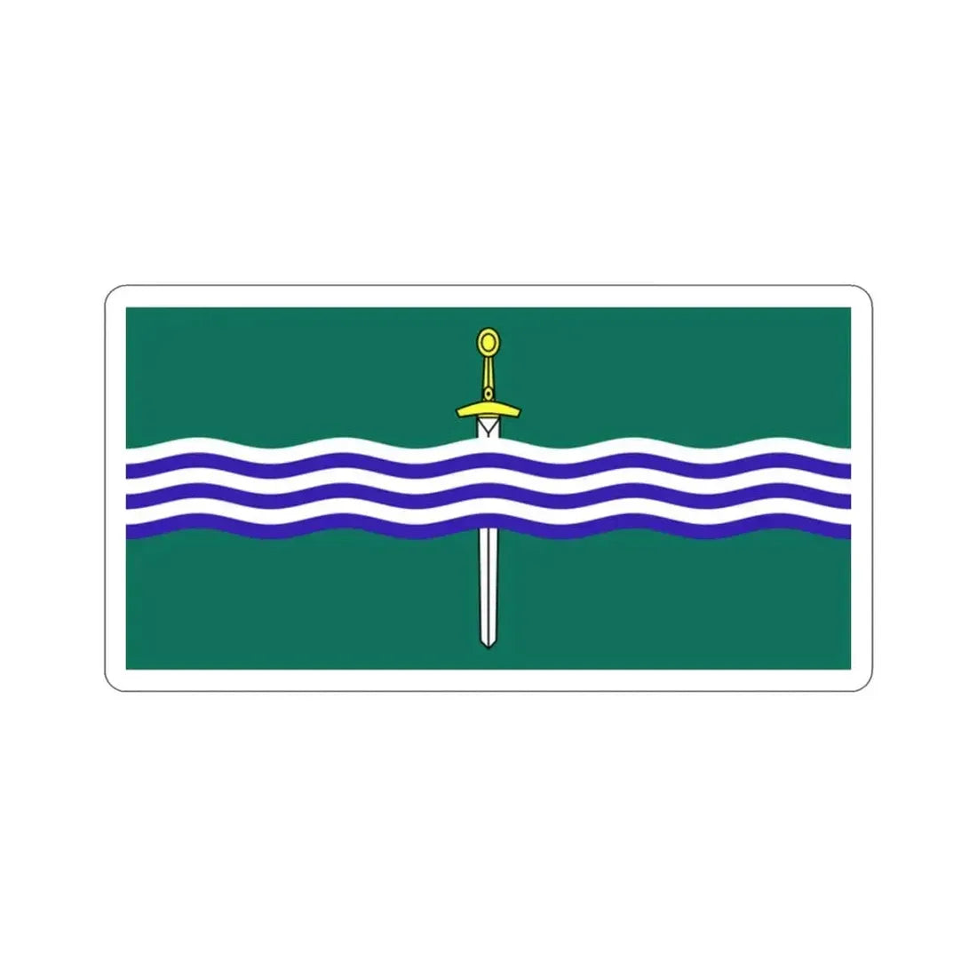 Flag of Peterborough Ontario Canada STICKER Vinyl Die-Cut Decal 2 Inch - The Sticker Space