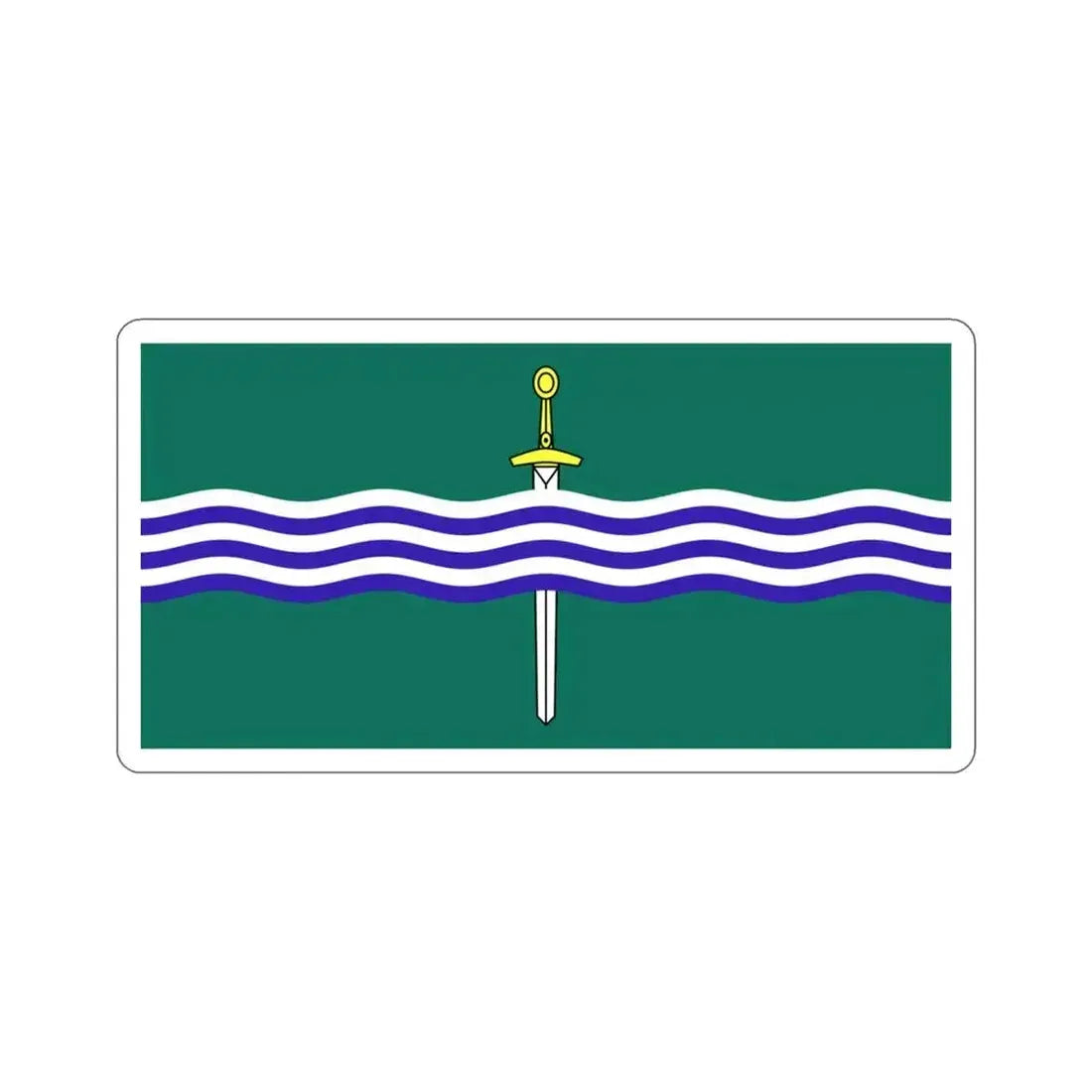 Flag of Peterborough Ontario Canada STICKER Vinyl Die-Cut Decal 3 Inch - The Sticker Space