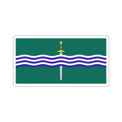 Flag of Peterborough Ontario Canada STICKER Vinyl Die-Cut Decal 4 Inch - The Sticker Space