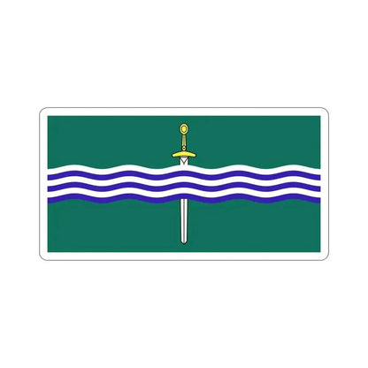 Flag of Peterborough Ontario Canada STICKER Vinyl Die-Cut Decal 5 Inch - The Sticker Space