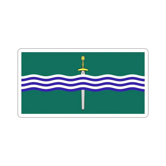 Flag of Peterborough Ontario Canada STICKER Vinyl Die-Cut Decal 6 Inch - The Sticker Space