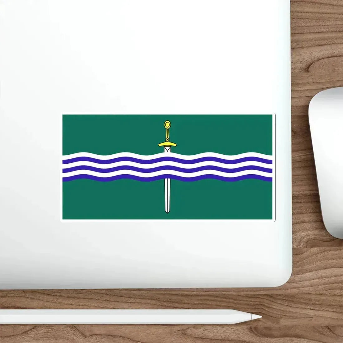 Flag of Peterborough Ontario Canada STICKER Vinyl Die-Cut Decal - The Sticker Space