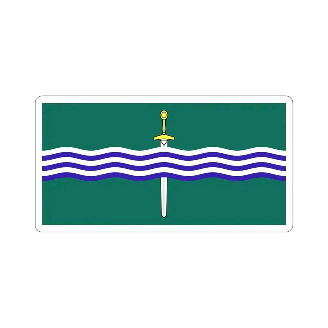 Flag of Peterborough Ontario Canada STICKER Vinyl Die-Cut Decal - The Sticker Space