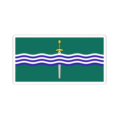 Flag of Peterborough Ontario Canada - STICKER Vinyl Kiss-Cut Decal 2 Inch White - The Sticker Space