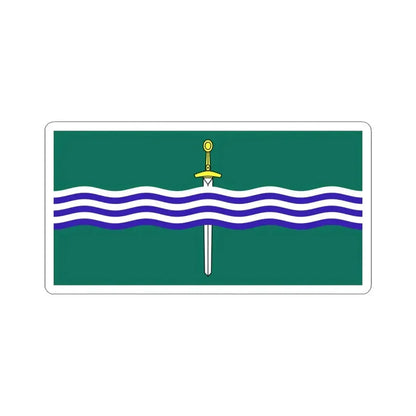 Flag of Peterborough Ontario Canada - STICKER Vinyl Kiss-Cut Decal 6 Inch White - The Sticker Space