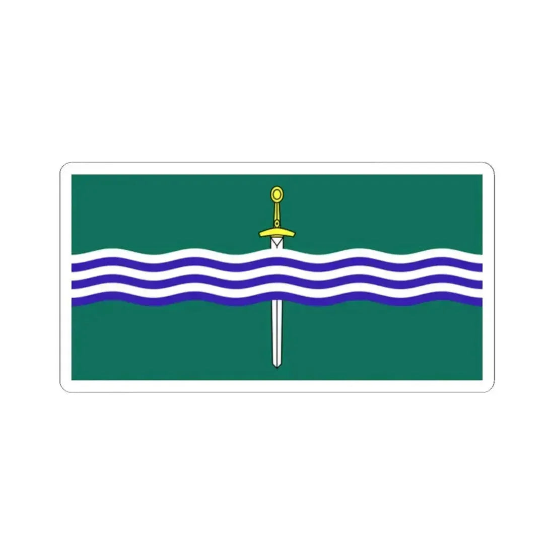 Flag of Peterborough Ontario Canada - STICKER Vinyl Kiss-Cut Decal - The Sticker Space