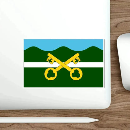 Flag of Petersfield UK STICKER Vinyl Die-Cut Decal - The Sticker Space