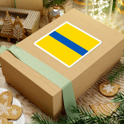 Flag of Petrove (Ukraine) STICKER Vinyl Kiss-Cut Decal - The Sticker Space