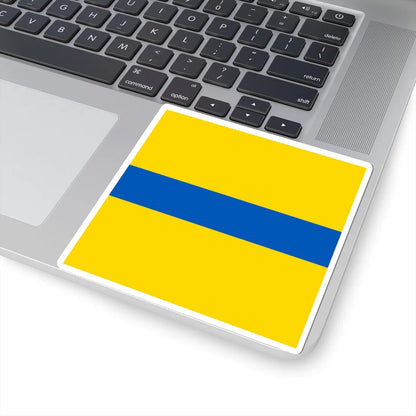Flag of Petrove (Ukraine) STICKER Vinyl Kiss-Cut Decal - The Sticker Space